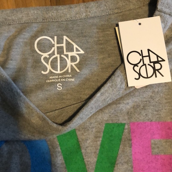 🆕Anthro Chaser Rainbow Stripe Love Knit Pullover - Picture 4 of 7